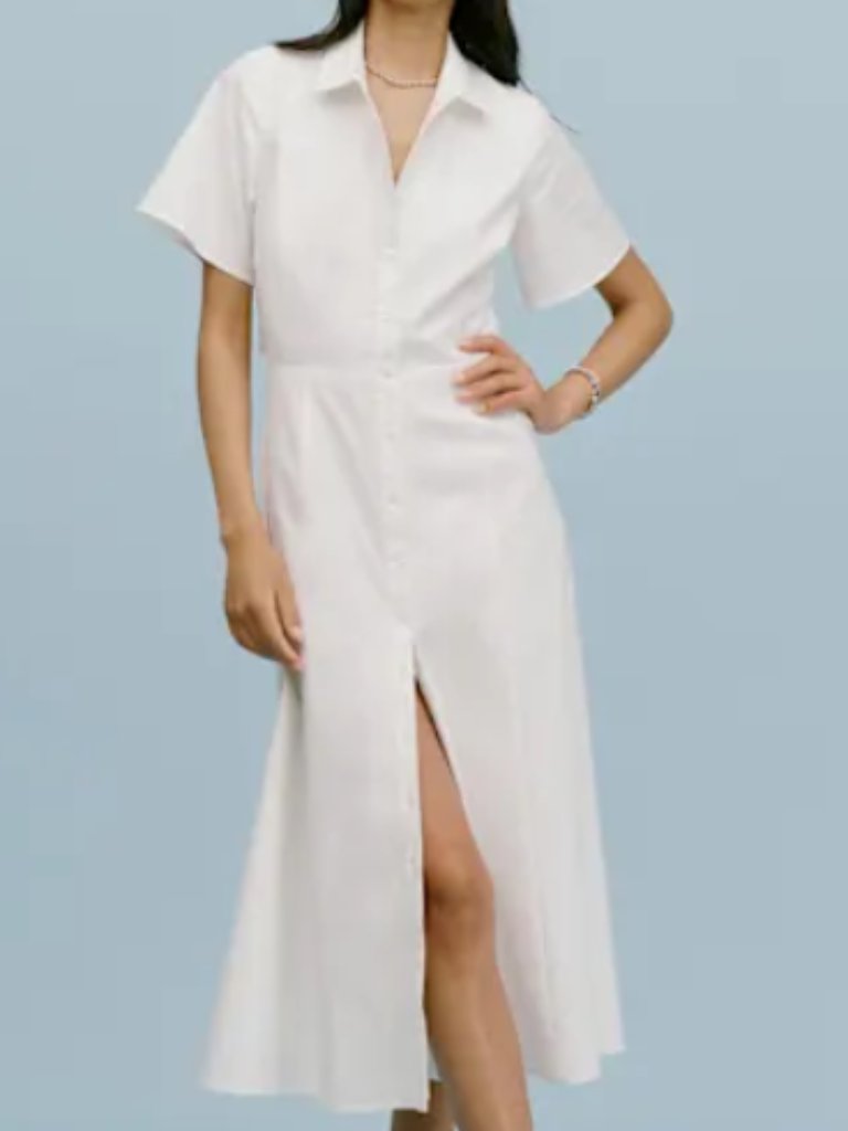 Reformation Dasha Dress White - Size 6